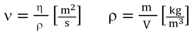 運(yùn)動粘度和密度 運(yùn)動粘度和密度方程